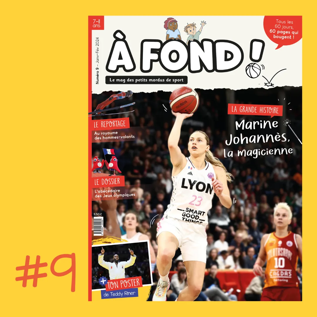 Marine Johannes en couverture du numéro d'À fond